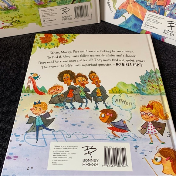 Grannies, Girls, and Moms Don’t Fart Hardcover Books (Set of 3 ) New - Picture 13 of 16